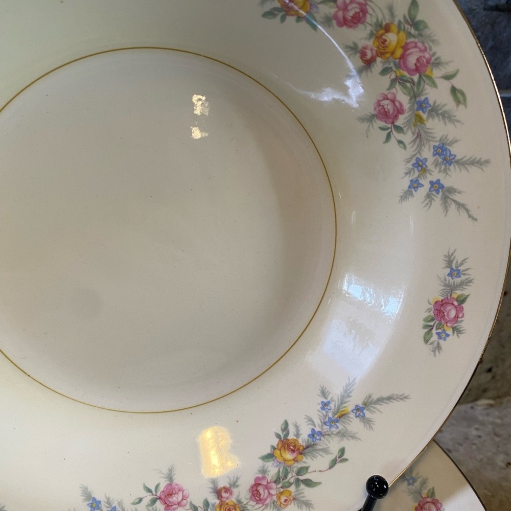 Homer‎ Laughlin Eggshell Nautilus Bowls  (8)  Ferndale pattern - Picture 2 of 7